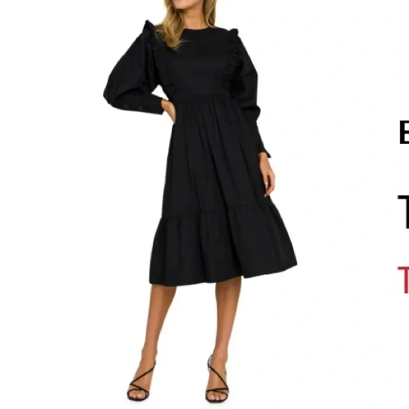 english factory black dress English Factory main image 0